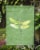 Carolines Treasures  8864GF Dragonfly on Avacado Flag Garden Size Perspective: top