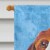 Carolines Treasures SC9067CHF Beagle in Summer Flowers House Flag Perspective: top