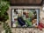 Carolines Treasures 1007JMAT Eggplant and New Orleans Beers Doormat 24x36 Perspective: top