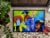 Carolines Treasures  MW1107MAT Mardi Gras Indoor or Outdoor Mat 18x27 Perspective: top