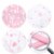 Bublo Baby Swaddle Blanket Boy Girl, 3 Pack Large Size Newborn Swaddles 3-6 Month Perspective: top