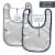 MasterPieces Baby Fanatic NFL Dallas Cowboys Unisex Bibs - Navy / Grey Perspective: top