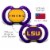 MasterPieces NCAA LSU® Tigers™ Baby Fanatic™ Pacifiers Perspective: top