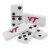 MasterPieces NCAA Virginia Tech Double-Six Dominoes Perspective: top