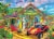 MasterPieces® Seek & Find™ Beach Time Fun Jigsaw Puzzle Perspective: top