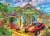 MasterPieces® Seek & Find™ Beach Time Fun Jigsaw Puzzle Perspective: top