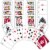 Classic Impressions NCAA Indiana® Playing Cards Perspective: top