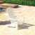 KidKraft Children's Adirondack Chair - White Perspective: top