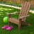 KidKraft Children's Adirondack Chair - Espresso Perspective: top