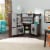 KidKraft Ultimate Corner Play Kitchen with Lights & Sounds - Espresso Perspective: top