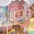 Kidkraft Kaylee 3 Level 4 Room Full Sized Wooden Dollhouse with 10 accessories Perspective: top