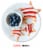 Atoria's Family Bakery Roasted Red Pepper Mini Lavash Flatbread 8-Packs of 6 Flatbread (48) Perspective: top