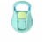 Zak! Designs Stainless Steel Double Walled Water Bottle Perspective: top