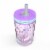 Zak! Fanciful Unicorn Antimicrobial Single Wall Leakproof Kelso Tumbler with Straw Perspective: top