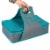 Insulated Rectangle Thermal Casserole Dish Carrier, Teal and Grey, 16 x 10 x 4 inches Perspective: top