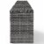 Crosley Catalina Wicker Patio Storage Arm Table in Gray Perspective: top