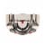 Crosley Electronics Diner Jukebox Radio - Silver Perspective: top