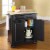 Alexandria Natural Wood Top Kitchen Island in Black - Crosley Perspective: top