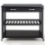 Kitchen Cart Island Solid Black Granite Top in Black - Crosley Perspective: top