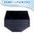 3 qt. Black Square Plastic Serving Bowls (24 Bowls) Perspective: top