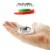 Plastic Transparent Bug Viewer Jar for Kids, with 3X Magnifying Lens,  Red and Green Perspective: top