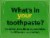 The Natural Dentist Antigingivitis/Antiplaque Peppermint Twist Toothpaste Perspective: top