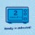 Eggland's Best Sausage & Cheese Frozen Omelet, 2 count Perspective: top