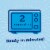 Eggland's Best Gouda & Spinach Frozen Omelet, 2 count Perspective: top
