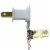 Brite Star 60 White LED Icicle Mini Christmas Lights - 5.75 ft White Wire Perspective: top