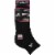 adidas 3-Pack Cushioned Climalite Quarter Length Socks Perspective: top