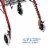Graham Field Lumex Walkabout Lite Rollator with Seat - Burgundy Perspective: top