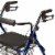 Graham Field Lumex Walkabout Lite Rollator with Seat & 6 Inch Wheels, Royal Blue Perspective: top