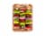 Fresh Cut Vegetable Kabob Skewers Perspective: top