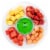 Del Monte Large Fruit Tray with Dip Perspective: top