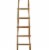 Screen Gems 6 Step 6 ft BlankRock Decorative Wooden Ladder Perspective: top