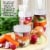 Year of Plenty White Fermentation Lids | for Wide Mouth Mason Jars | 4-Pack Perspective: top