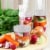 Clear Fermentation Lids | 4-Pack | for Making Sauerkraut in Wide Mouth Mason Jars Perspective: top