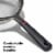 OXO Soft Works Strainer - Black Perspective: top