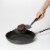 OXO Good Grips Small Silicone Flexible Turner - Black Perspective: top