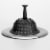 OXO Soft Works Silicone Sink Strainer - Gray Perspective: top