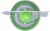 OXO Soft Works Little Salad Dressing Shaker - Green/Clear Perspective: top