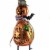 Halloween Whimsy Standing Decoration Black Cat Pumpkin Bat 32733-867-868 Pumpki Perspective: top