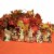 Holiday Ornament Thankgiving Child Ornaments S/6 Pilgrim Turkey Pumpkin Rl8150 Perspective: top