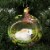Morawski 4.50in Bunny In Meadow Diorama, Glass, Ornament Ball Butterfly 17379 Perspective: top