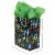 Hallmark #54 Large Birthday Gift Bag with Tissue Paper (Black Letters) Perspective: top