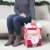 Holiday Large Bag #85: Hallmark Large Christmas Gift Bag with Tissue Paper (Santa Beard) Perspective: top