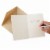 Anniversary Card (#19): Hallmark Signature Toasting Glasses Greeting Card Perspective: top