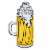 Father's Day Card #52: Hallmark Funny Pop-Up Beer Stein Perspective: top