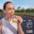 CLIF BAR Caffeinated Caramel Chocolate Chip Flavor Energy Protein Bars Perspective: top