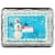 Ukrop's™ 1/4 Sheet Yellow Cake with Buttercream Icing Snowman Perspective: top